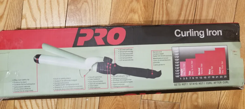 PRO Curling Iron - New in Box image indicator(4)