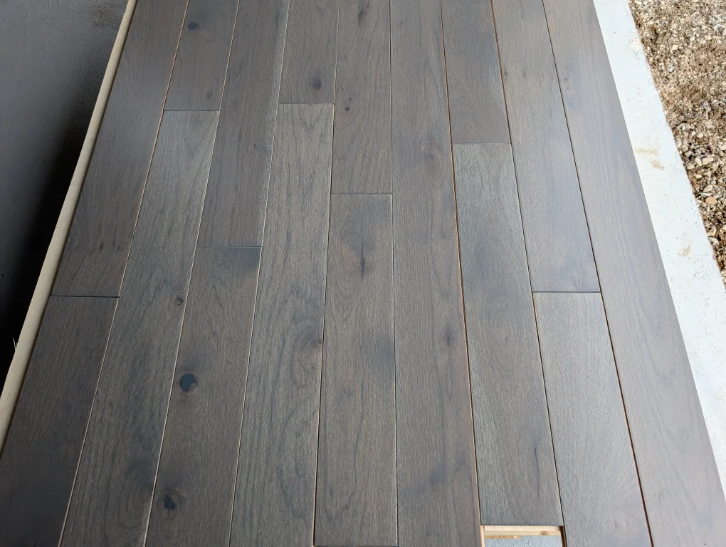 Brand New grey Hickory Slate Hardwood Flooring image indicator(5)