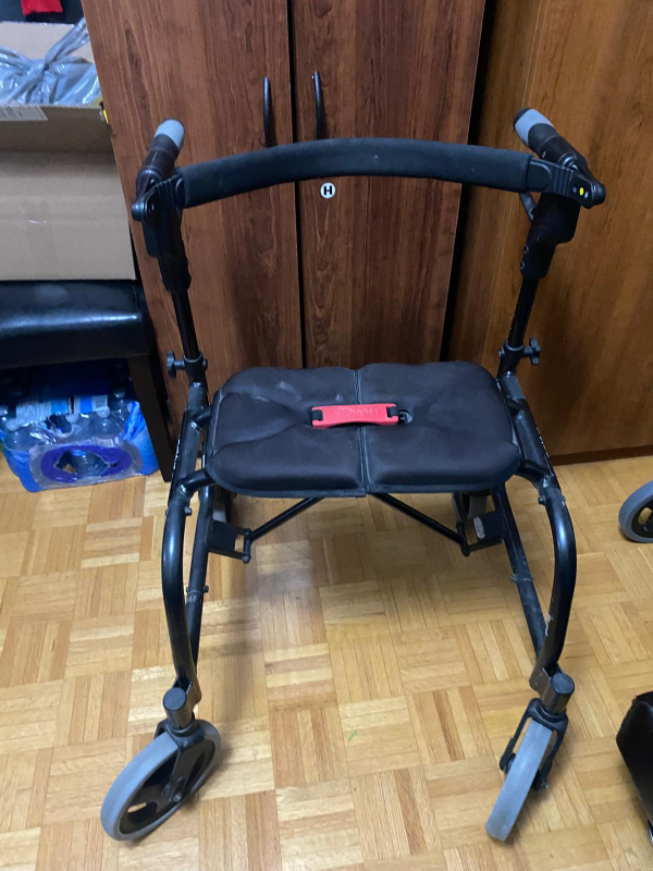 Drive Medical Rollator Walker with Seat and Basket