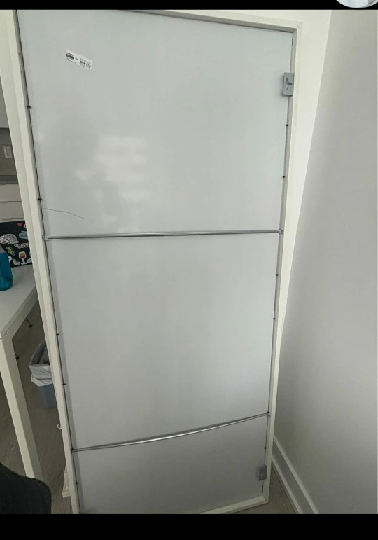 Full-Length White Frame Mirror - photo 2