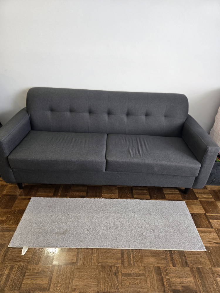 Dark Grey Sofa 3 Seater - photo 2
