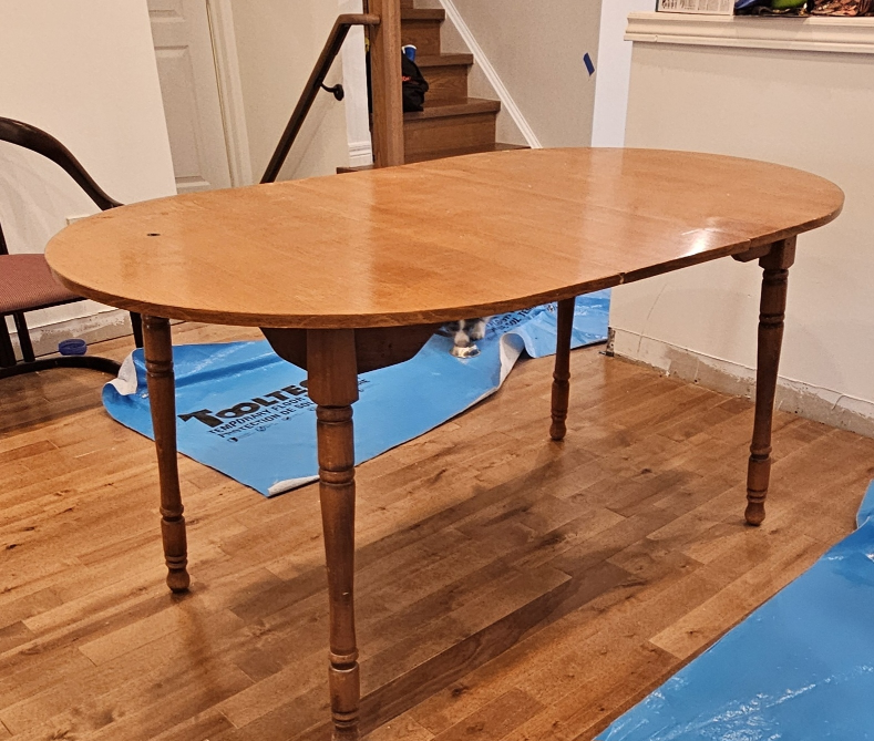 Vintage Wooden Drop-Leaf Table
