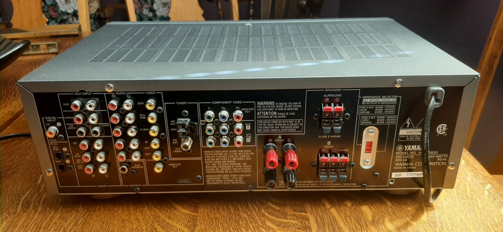 Yamaha HTR-5830 Natural Sound AV Receiver - photo 3