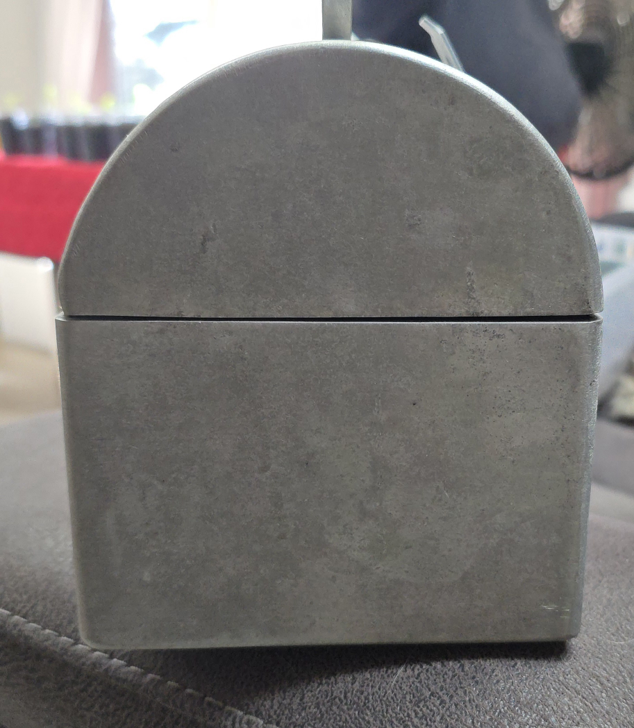 Vintage Aluminum Box with Unique "D" shaped Handle (Dover SE)