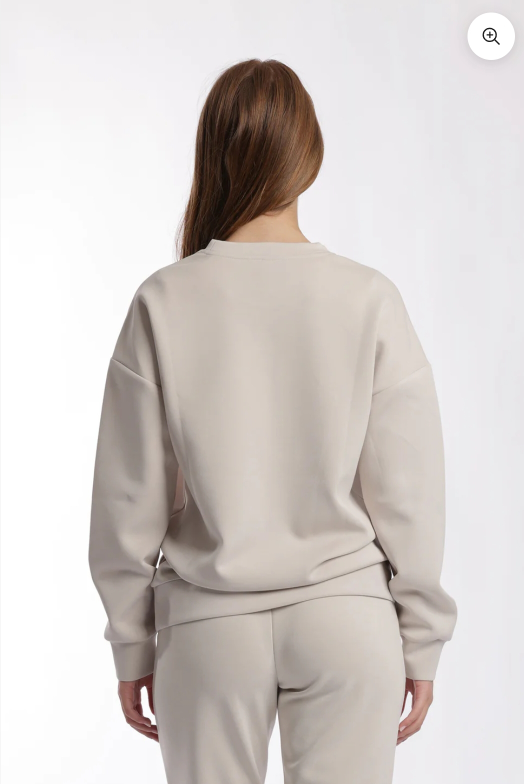 Beige Lazy pants Crewneck Sweatshirt - photo 2