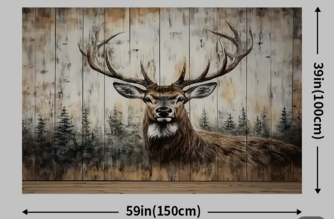 Large Rustic Elk Wall Art