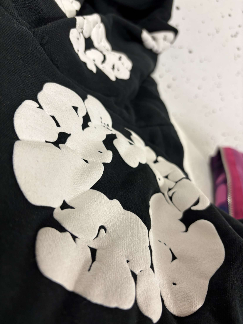 Denim Tears Black Hoodie - photo 3