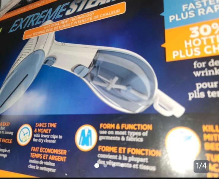 ExtremeSteam Handheld Fabric Steamer