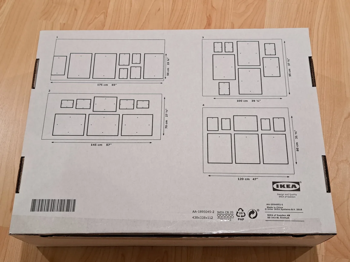 IKEA KNOPPANG Picture Frame Set image indicator(2)