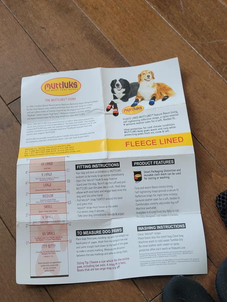 Muttluks Dog Boots - X-Small - Purple image indicator(4)