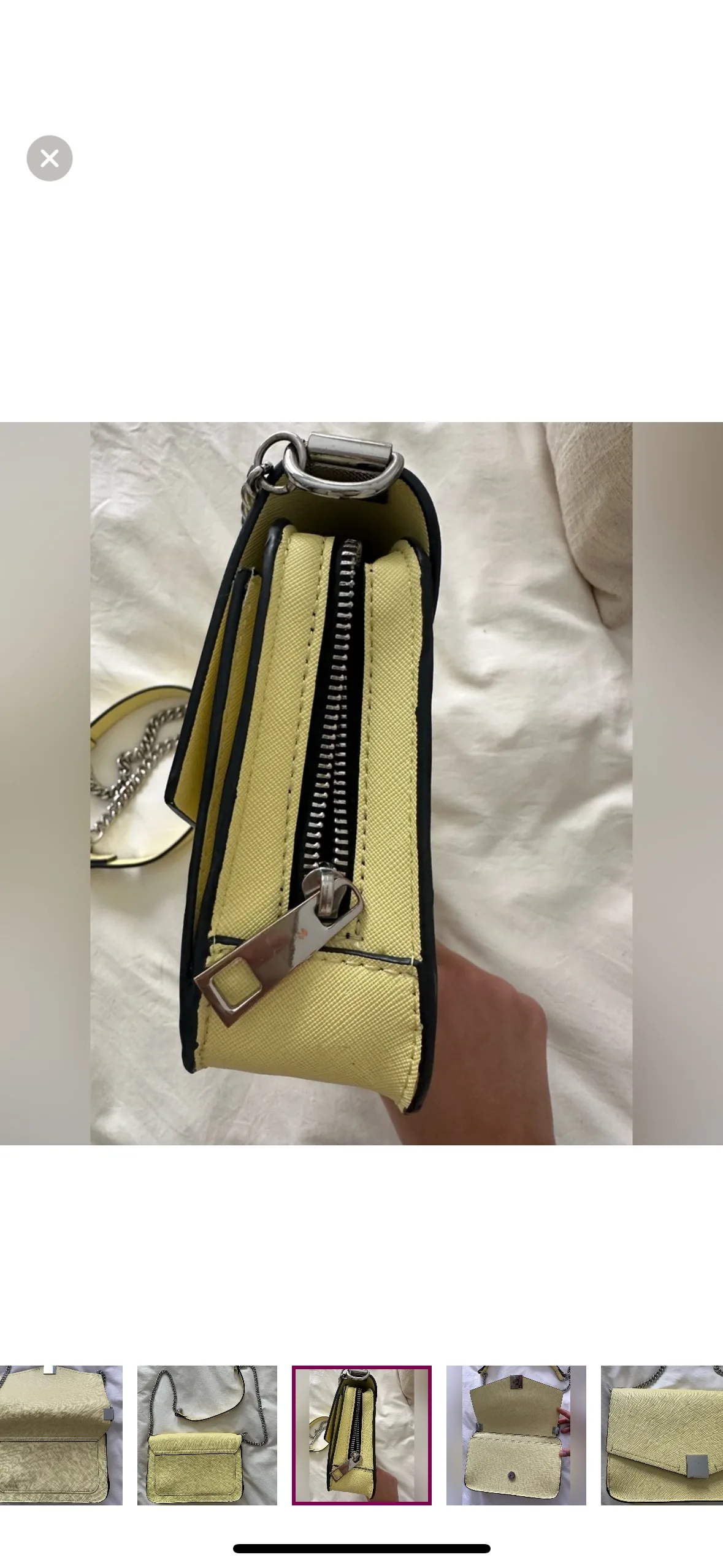 Yellow Zara purse image indicator(4)