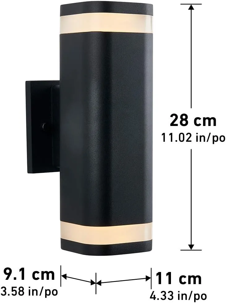 Modern Indoor Outdoor Wall LED Light Sconce Brand New in Box image indicator(7)