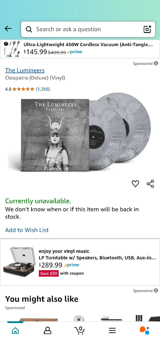 The Lumineers - Cleopatra - Limited Edition 3xLP Vinyl Record image indicator(7)