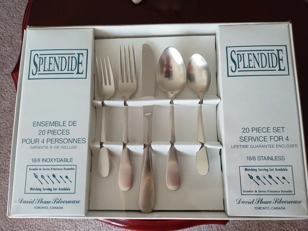 Splendide 20-Piece Stainless Steel Cutlery Set for 4 image indicator(2)
