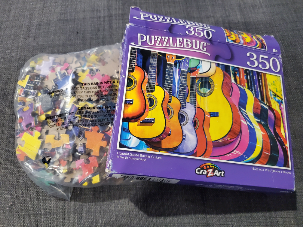 350 Piece Acoustic Guitar Puzzle
