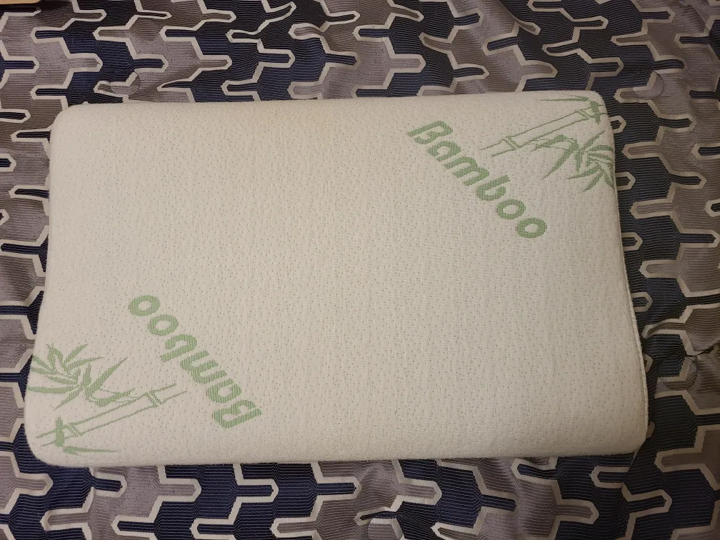 Memory Foam Pillow with Bamboo Cover image indicator(3)