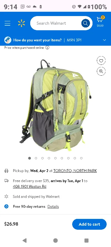 Ozark Trail 36 Litre Daypack - Green image indicator(7)