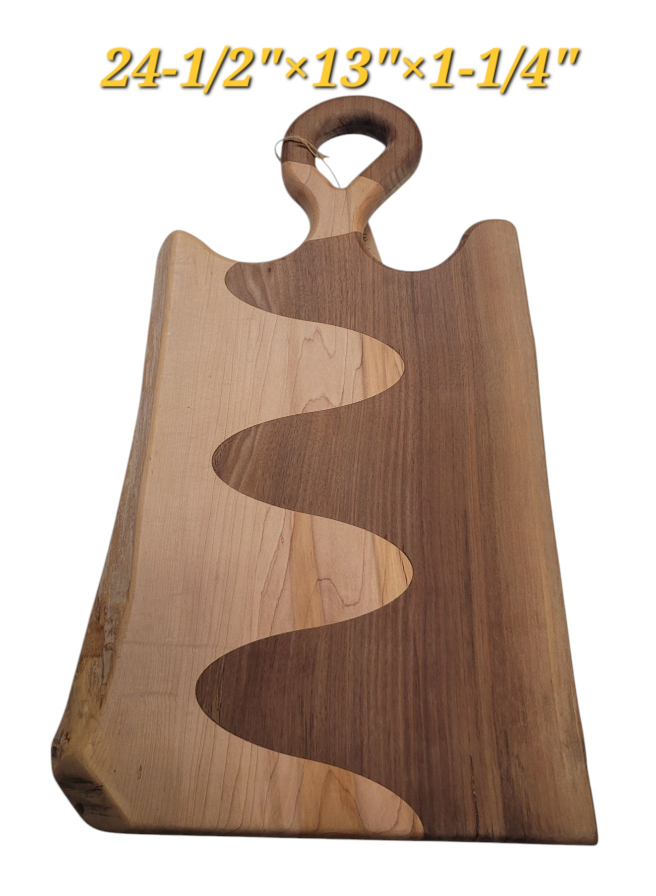 Live Edge Wood Serving /Cutting Board – Various Sizes & Designs - photo 4