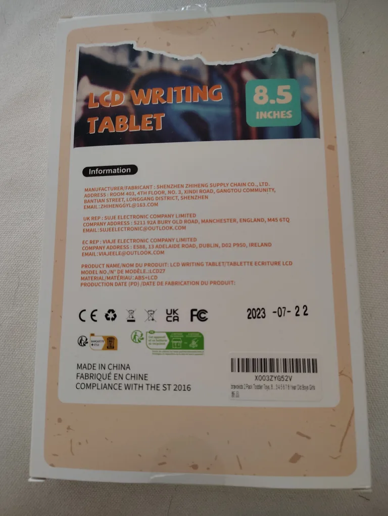 2 Pack 8.5 Inch LCD Writing Tablets image indicator(2)