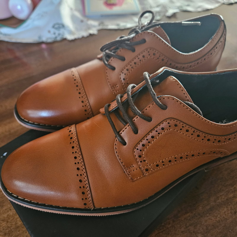 Boys Leather Dress Shoes - photo 3