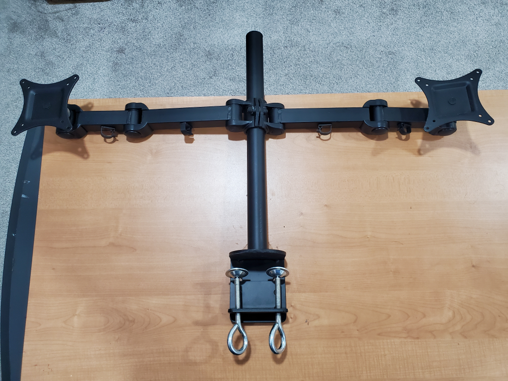 Dual Monitor Desk Mount - Black - photo 2