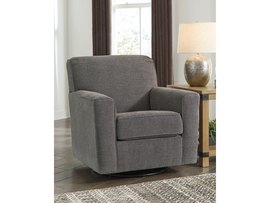 Ashley Furniture Swivel Glider Chair - Gray - photo 2