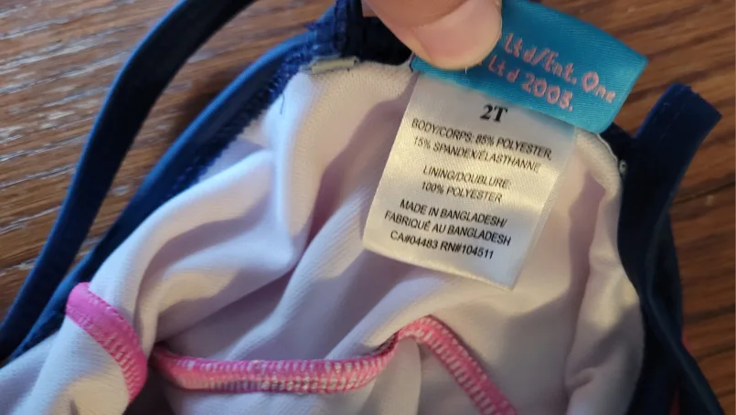 Peppa Pig Girls' Size 2T Swimsuit image indicator(3)