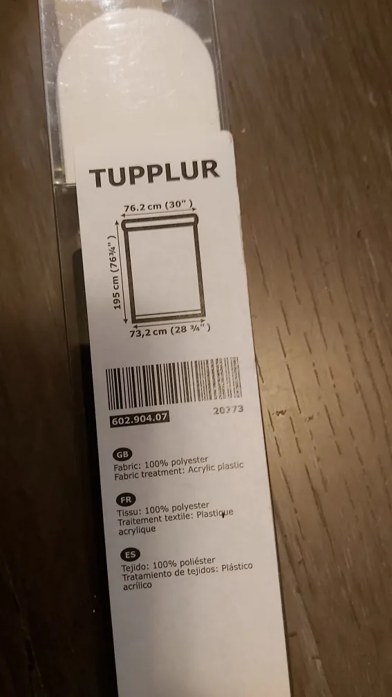 IKEA TUPPLUR Blind 76x195 cm image indicator(3)