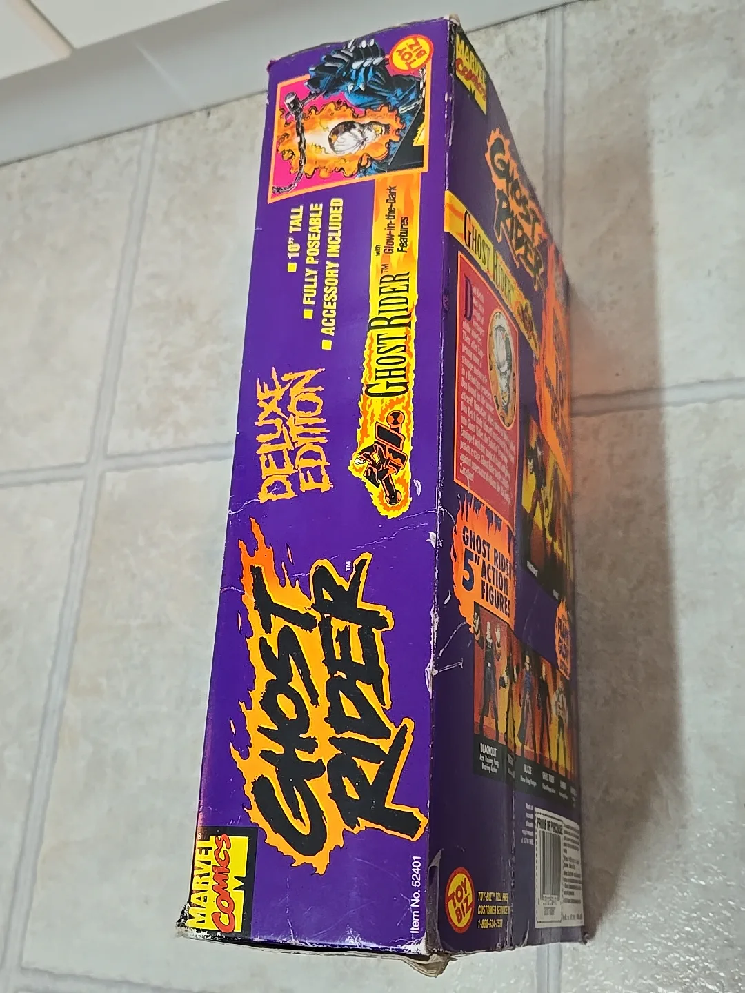 Vintage Marvel Comics Toy Biz Ghost Rider Deluxe Action Figure image indicator(4)