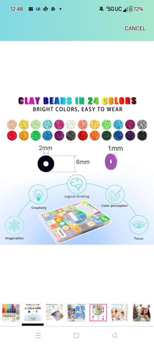 6000+ Clay Beads Bracelet Making Kit - photo 2