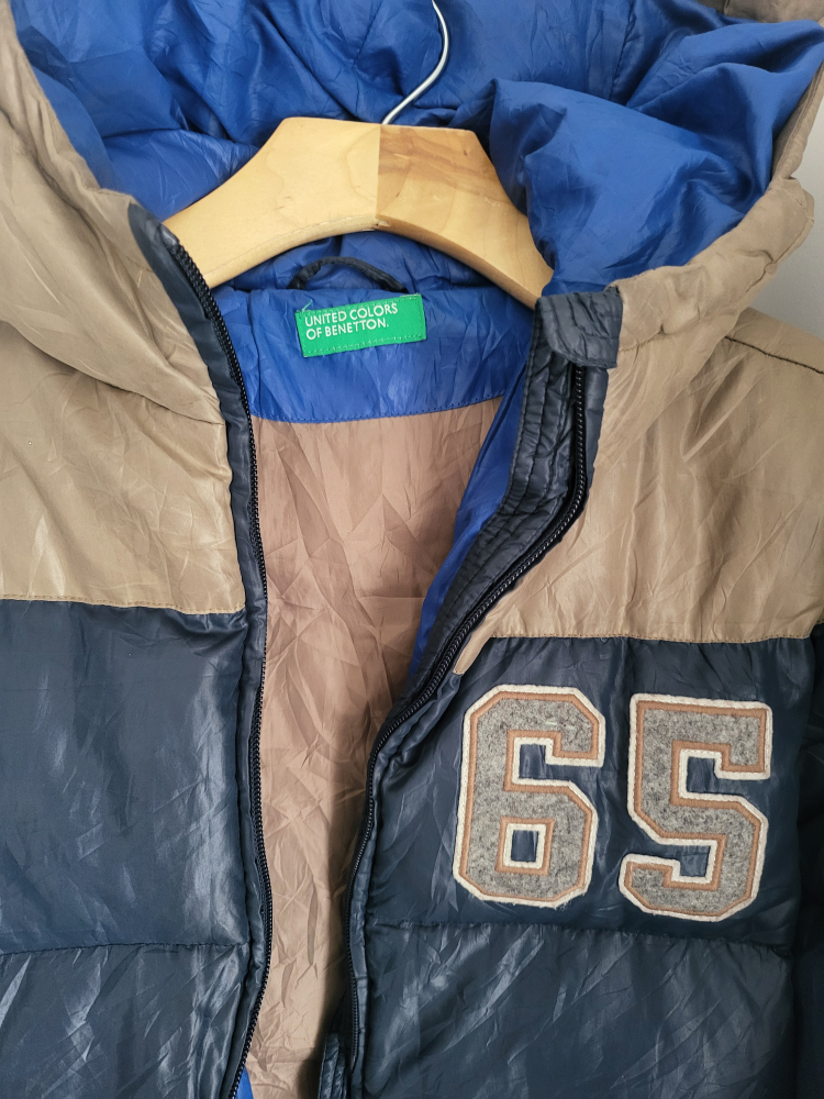 Vintage Colors of Benetton Boys' Puffer Jacket Size 6 - photo 4