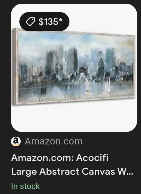 Large Cityscape Canvas Wall Art image indicator(7)