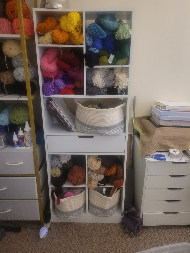 Yarn Storage Cube Organizer
