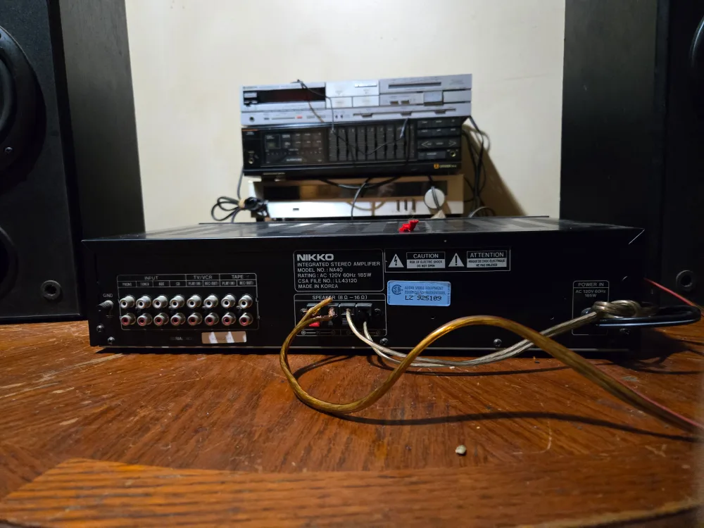 Vintage Nikko Stereo System - Amplifier tuner image indicator(2)