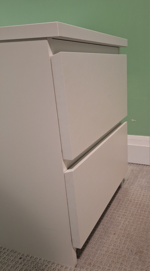 IKEA MALM Two-Drawer Chest White - photo 2