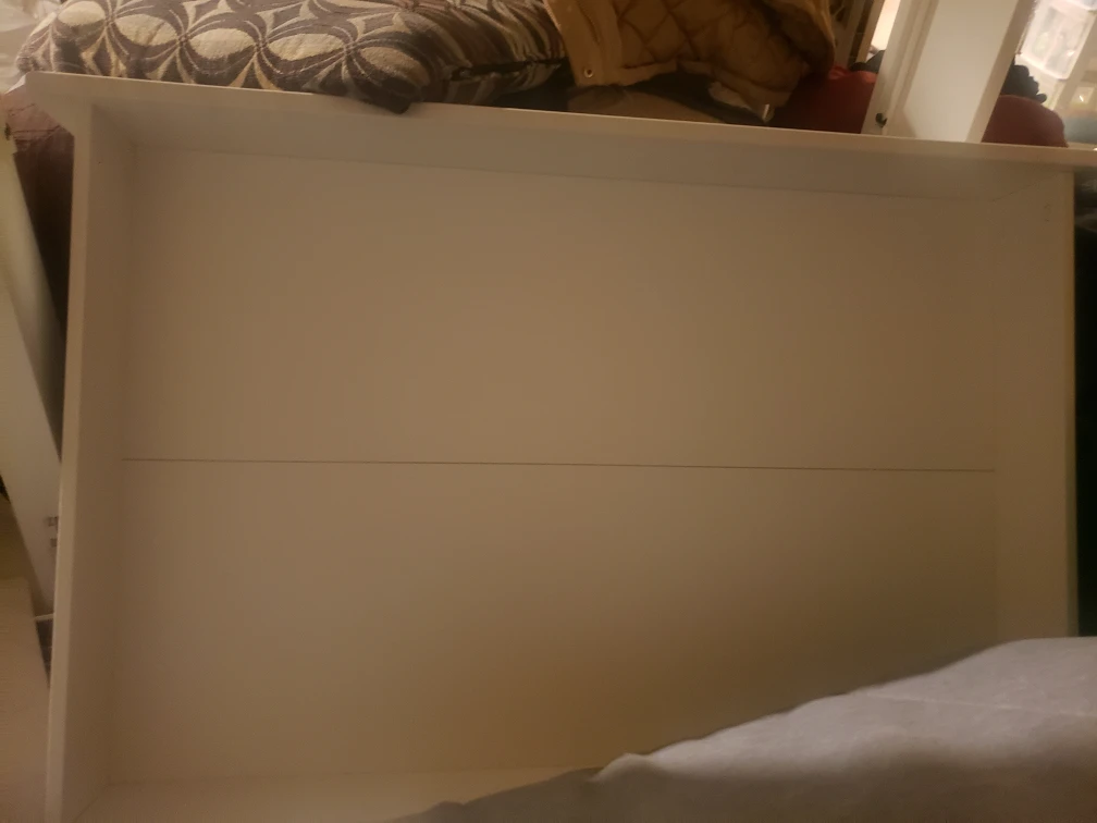 White Twin Trundle bed with Drawer - photo 3