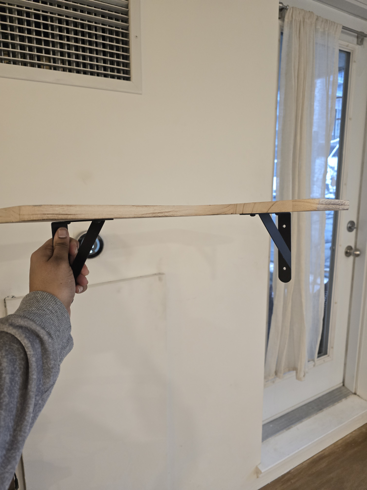 Wall-Mounted Floating corner Shelves - photo 5