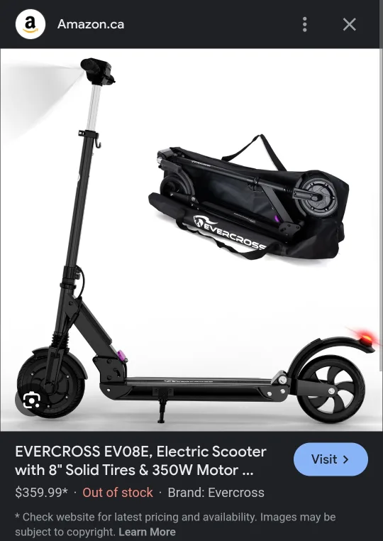 Pair of Electronic scooters Evercross EV08E image indicator(8)