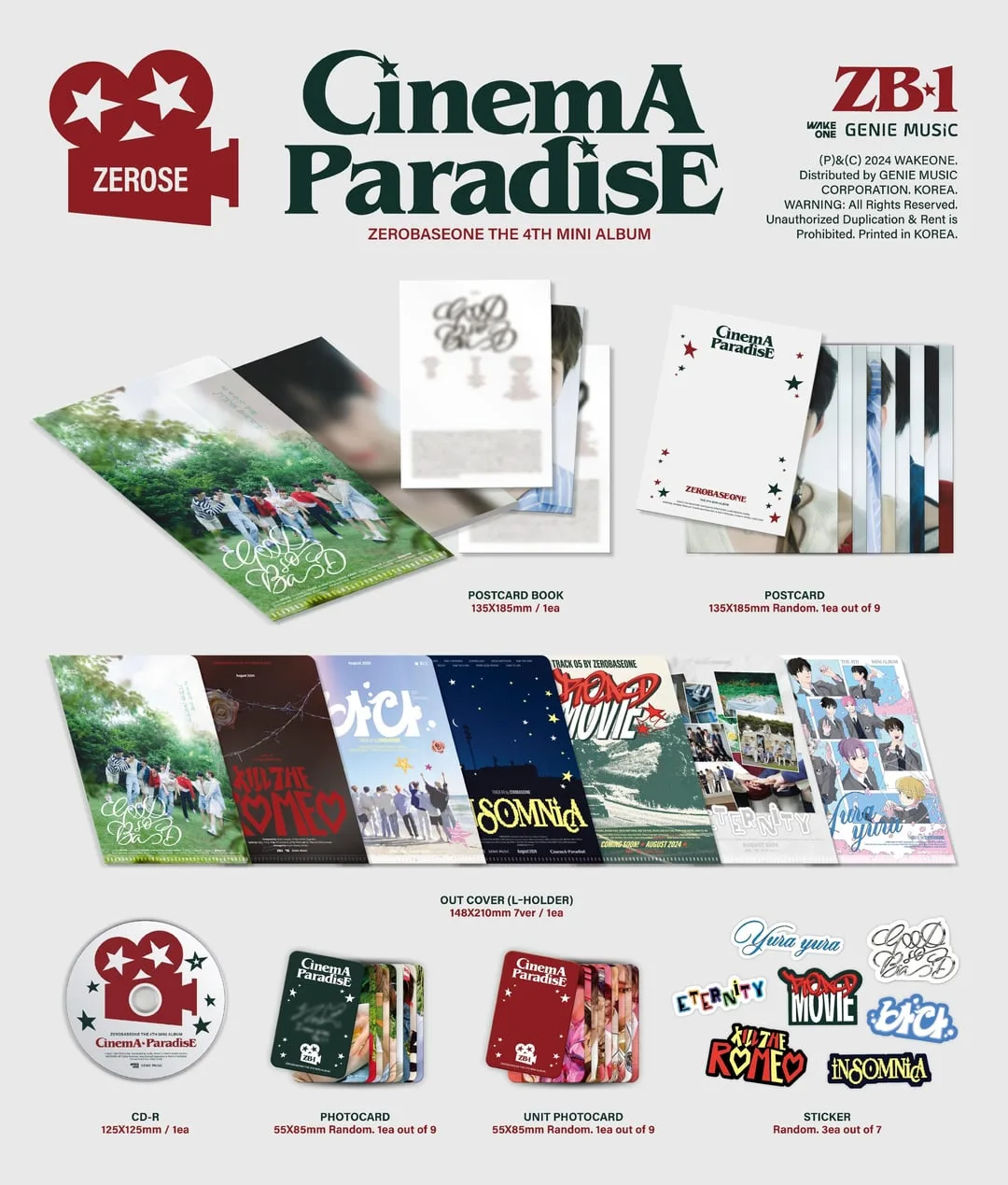 ZEROBASEONE ZB1 sealed albums + photocards - K-pop / kpop image indicator(2)