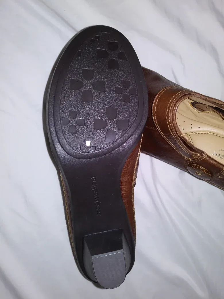 Naturalizer Brown Leather Ankle Boots image indicator(3)