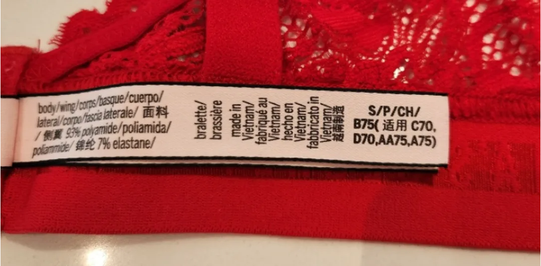 Victoria's Secret Red Lace Bralette - Size Small image indicator(2)