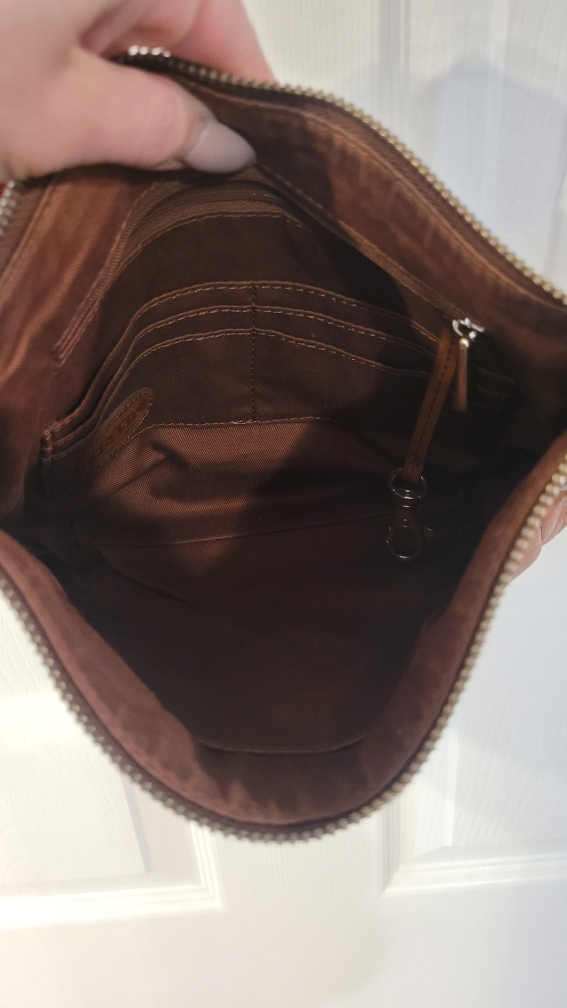 Fossil brown leather crossbody bag - photo 2