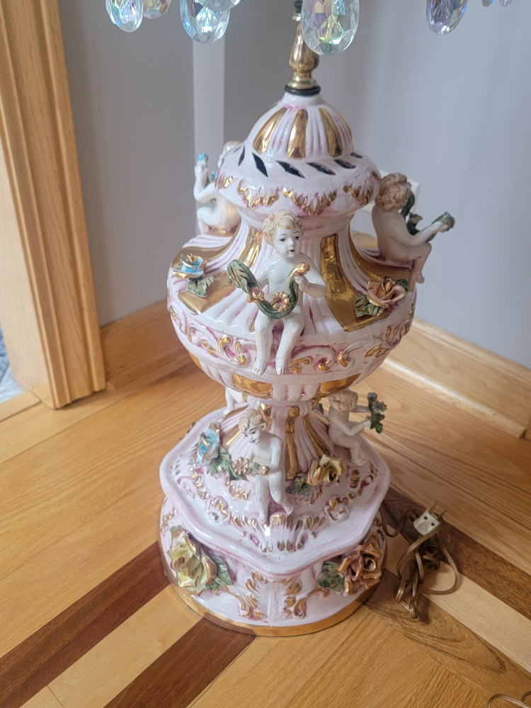 Italian accent capodemonte reproduction lamps - photo 2