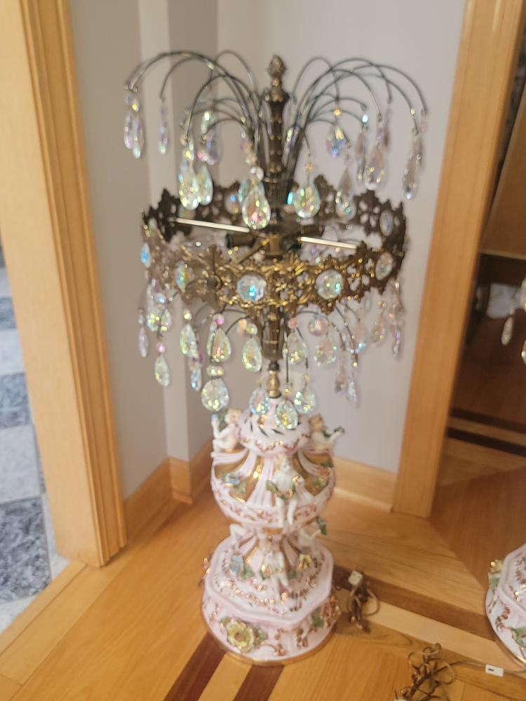 Italian accent capodemonte reproduction lamps - photo 4