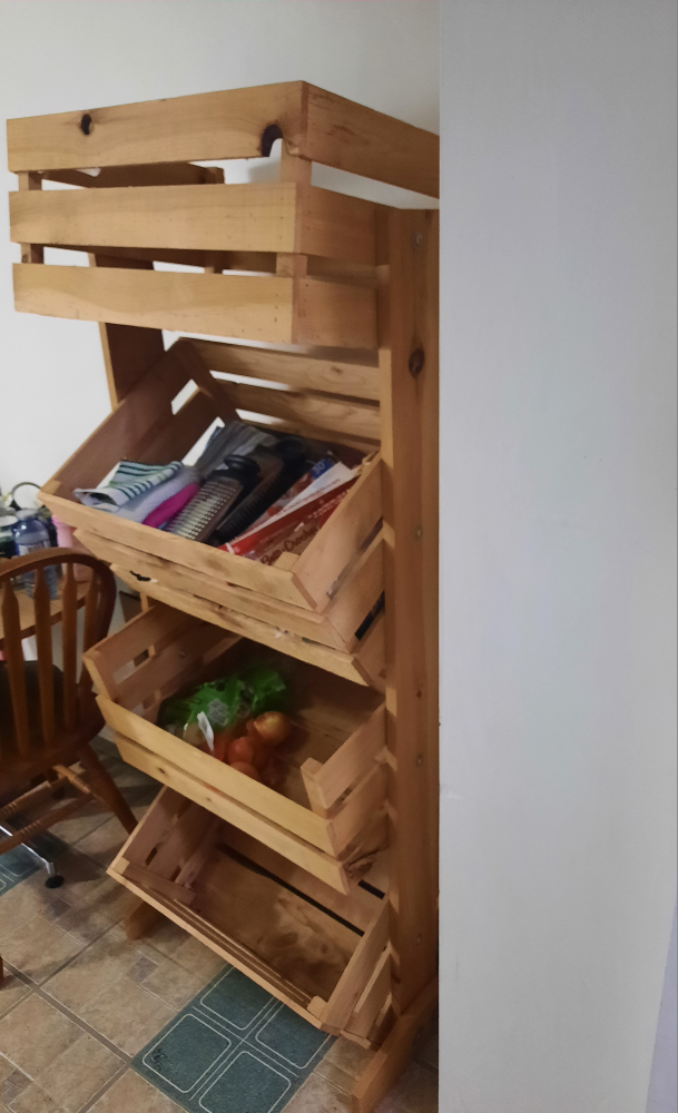Wooden Crate Organizer - photo 4