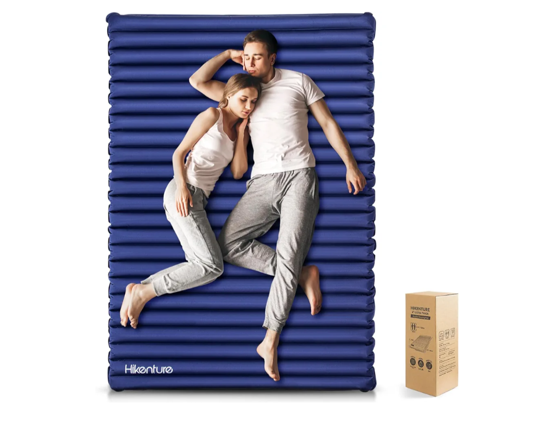 Inflatable Camping Mat - Portable & Lightweight Sleeping Pad