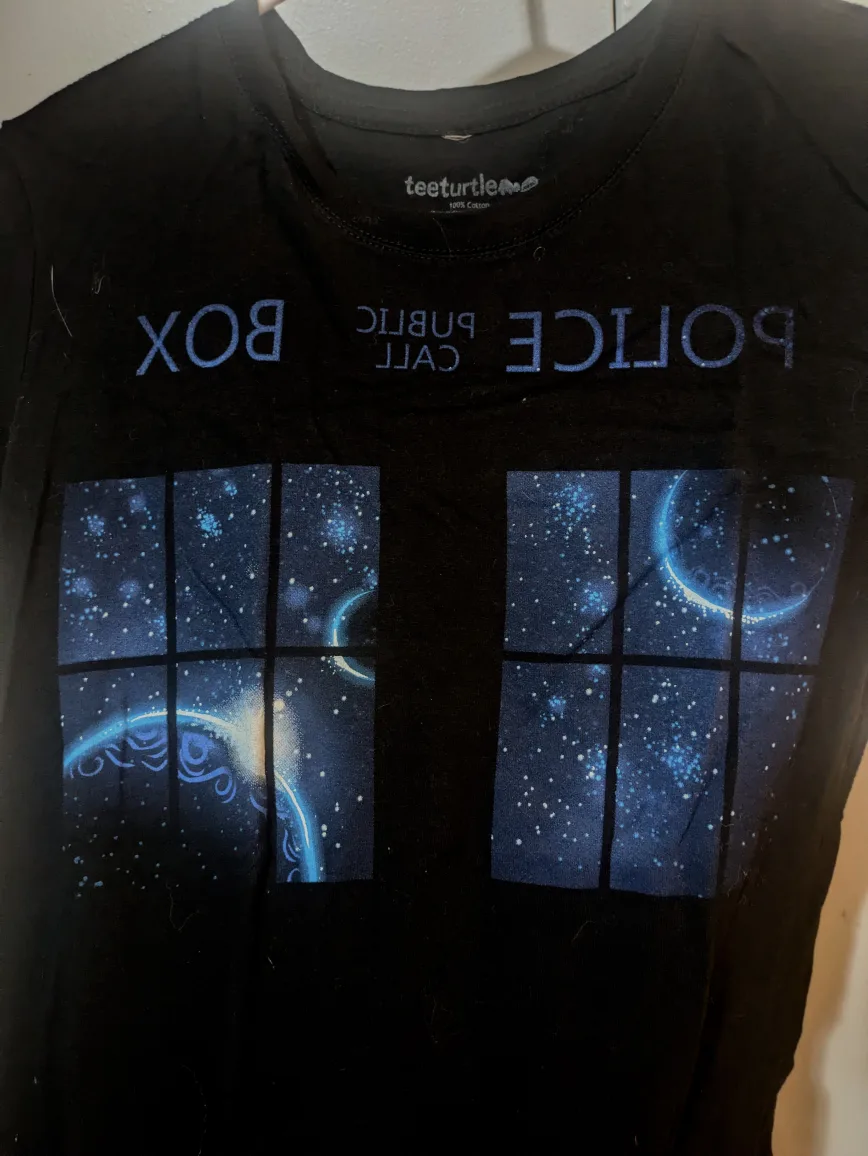 teeturtle Doctor Who - S/M Fitted Ladies T-shirt thumbnail
