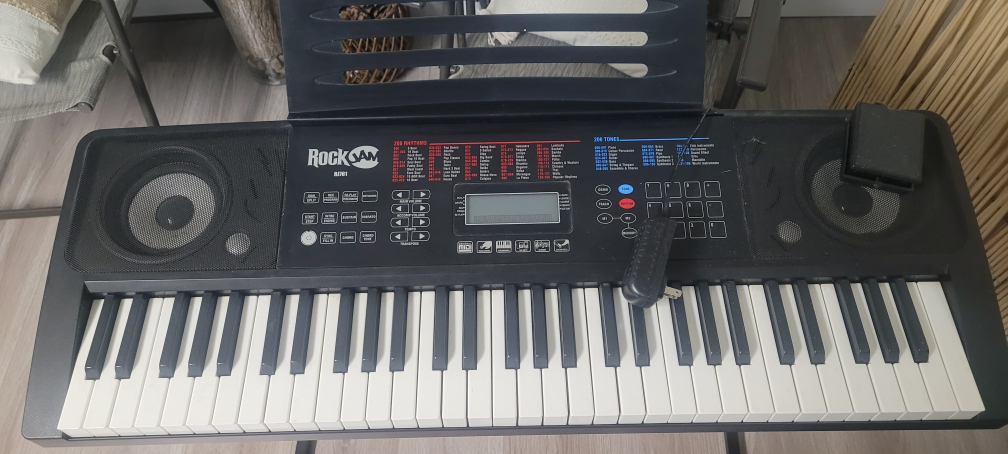 RockJam 61-Key Electronic Keyboard with Stand - photo 2
