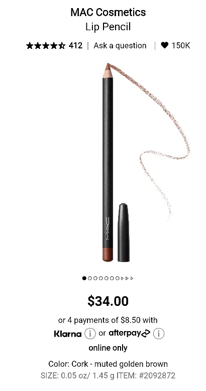 MAC Cosmetics Lip Pencil (new) image indicator(3)