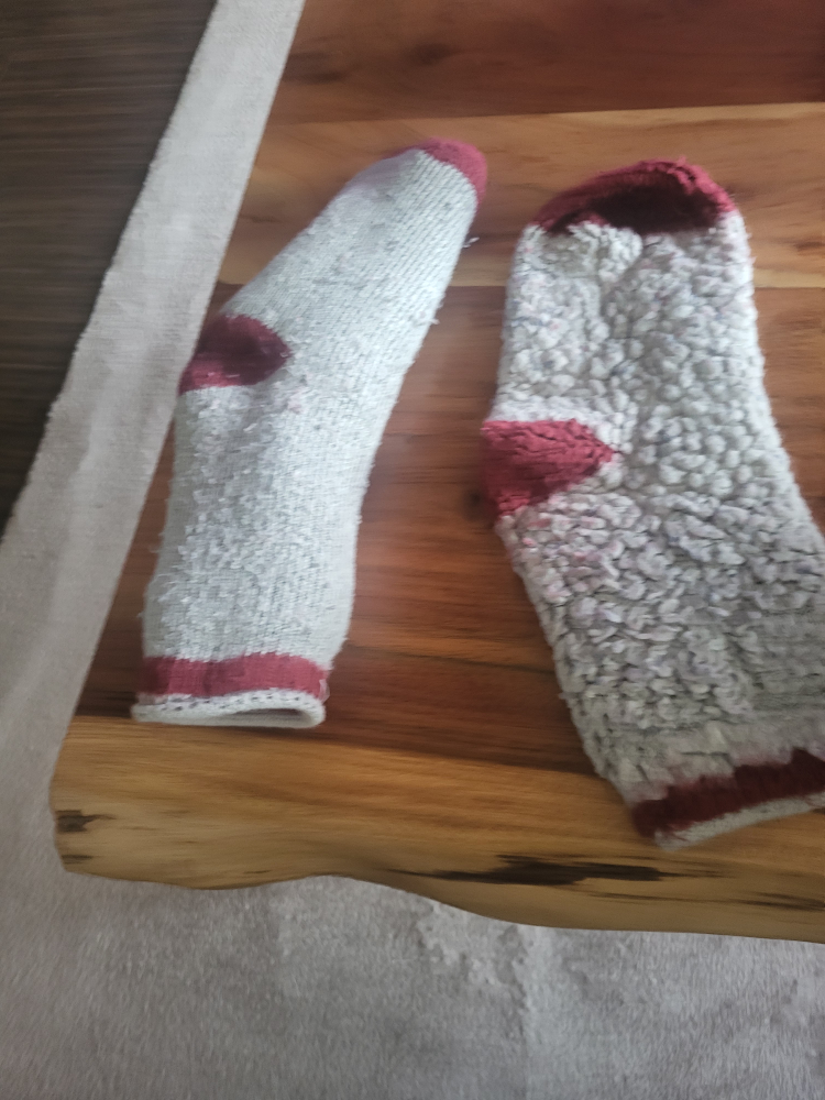 #Freecycle fuzzy Cozy Socks